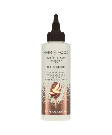 Hair Food Apple Cider Vinegar Hair Rinse, Remove Product Buildup, For All Hair Types, Paraben & Dye Free, 6.7 Oz