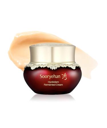 Sooryehan Hyobidam Fermented Cream (1.7 fl oz) - Face Moisturizer for Women. Korean Skin Care Wrinkle Cream for Women Night Cream for Face with Wild Ginseng & Snow Fungus. Face Cream