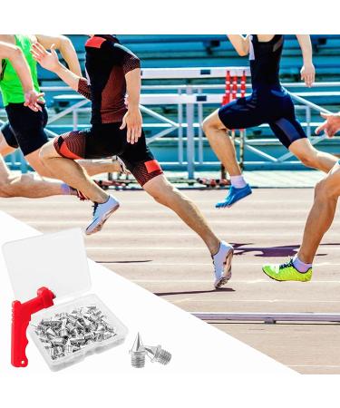 100PCS Track Spikes with Spike Wrench | Replacement Spikes for Sprint Sports Shoes - Buy Online on GoSupps.com