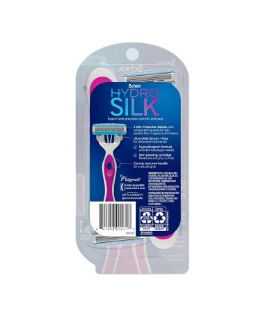 Schick Hydro Silk Disposable Razors for Women - Ultimate Pubic Skin Protection Sensitive Skin Bikini Shaver - 3ct - Buy Online on GoSupps.com