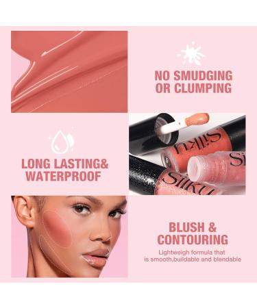 Liquid Blush Soft Cream Blush for Cheeks Natural-Looking Matte Makeup Blush Stick Long-lasting Dewy Cheek Tint For High-pigment Color Moisturizing & Lightweight Blendable Face Blush Makeup (#02 1PC) - Buy Online on GoSupps.com