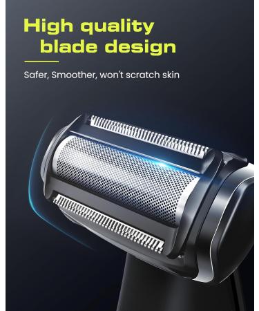 Ferrisa Back Razor for Men | Long Handle Body Trimmer & Electric Facial Razor | Nasal Hair Trimmer with Replaceable Heads - Buy Online on GoSupps.com