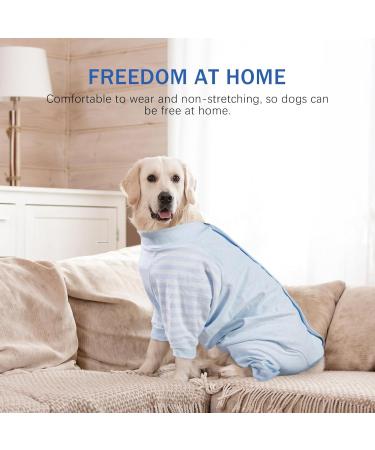 Lelepet One Divider for Dogs - Medical Pet Shirt for Post-Op Recovery Relaxation & Wound Protection | Perfect for Small to Large Breeds | Blue - Buy Online on GoSupps.com