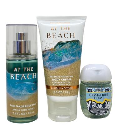 Bath & Body Works At the Beach - The Beach is Calling Travel Size Gift Set - Fine Fragrance Mist - Ultimate Hydration Body Cream and Crystal Blue Coast Hand Gel with a Peach Gardenia Sample Soap - Buy Online on GoSupps.com