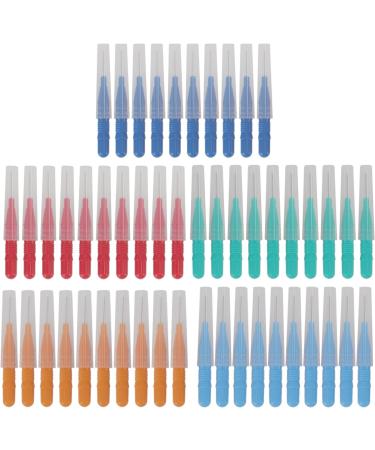 50 Pack Dental Interdental Brushes for Oral Health - Effective Tooth Cleaning & Toothpick Cleaner - Ideal for Home Use - Buy Online on GoSupps.com