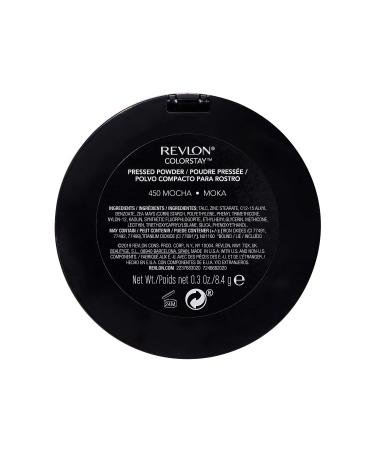 Revlon ColorStay Pressed Powder in Mocha (450) - Oil-Free, Fragrance-Free Face Makeup - Buy Online on GoSupps.com