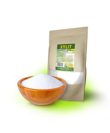 1kg premium xylitol sugar |40% fewer calories |Tooth -friendly & vegan |Sweet 1: 1 like sugar |Fine grain for very good usability