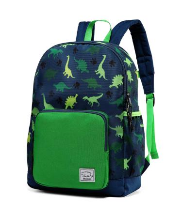 VASCHY Kids backpacks Cute Lightweight Water Resistant Preschool Backpack for Boys and Girls Chest Strap Dinosaur