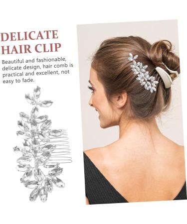 DOITOOL Crystal Hair Accessories Tiara Hair Pin Wedding Hair Accessories Hair Clips Hair Barrettes Rhinestone Bobby Pins Wedding Decor Hair Comb Bride Gem Hair Piece Zinc Alloy - Buy Online on GoSupps.com