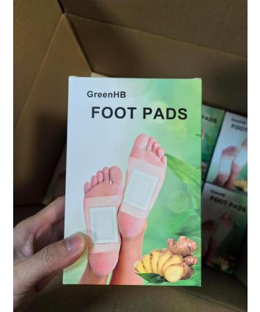 Lymphatic Drainage Ginger Foot Pads - 50 Deep Cleansing Foot Patches for Stress Relief & Better Sleep Quality - Buy Online on GoSupps.com