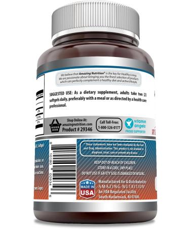 Amazing Formulas Calcium with Vitamin D3 220 Softgels Supplement - Non-GMO & Gluten Free - Buy Online on GoSupps.com