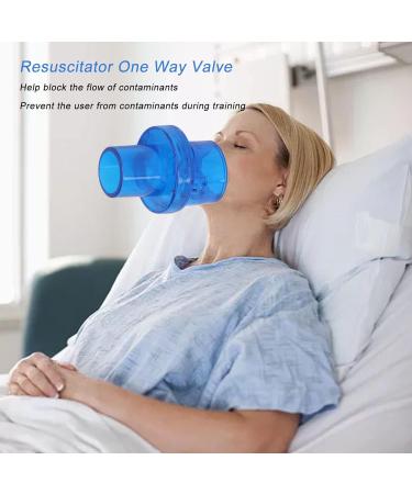 20pcs CPR Face Shield Replacement Accessory - Blue | Professional Cardiopulmonary Resuscitation Valve - Buy Online on GoSupps.com