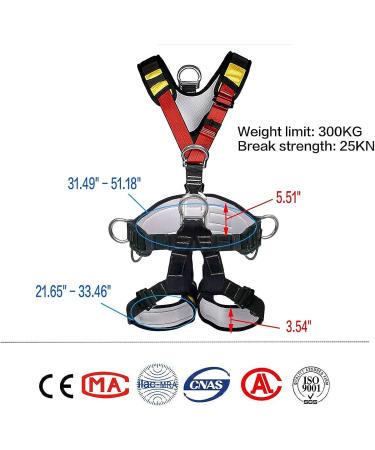 HeeJo Climbing  Safety Safe Seat Belt for Outdoor Tree Climbing  Outward Band Expanding Training Large Size Climbing Gear - Buy Online on GoSupps.com