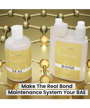 MOEHAIR Moeplex Bond | Hair Bonding Additive | Deep Moisturizer & Repair for Damaged Hair | Sericin Linseed & Pro-Vitamin B5 (16 Fl. Oz - Buy Online on GoSupps.com