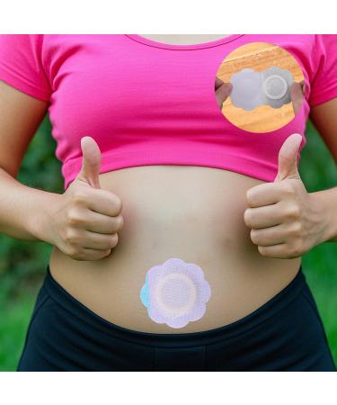 60pcs Castor Oil Belly Button Patch Self-Adhesive Belly Button Cover Navel Patches Sticker Highly Absorbent Disposable Bandage Tape Leak-Proof Castor Oil Pack Wrap Pads (Star+Flower) - Buy Online on GoSupps.com