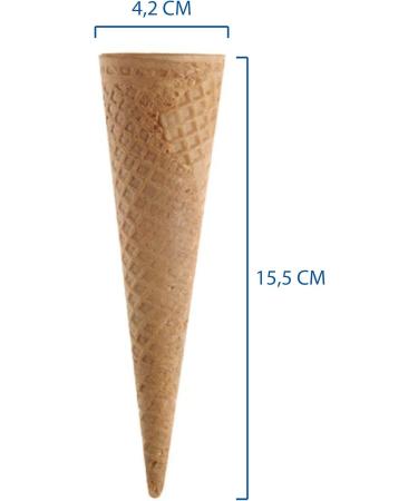 PZ 360 Ice Cone in Roll-Up Pod Extra Small Wafer Small Ice Cream for Gelaterie - Buy Online on GoSupps.com