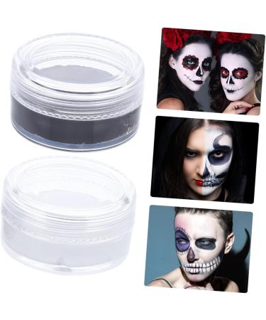 Angoily 2pcs Cosmetic Wax Eyeliner Pencil Special Effects Skin Wax Matte Waterproof Eyeliner Pigment Face 4X4X2CM White - Buy Online on GoSupps.com