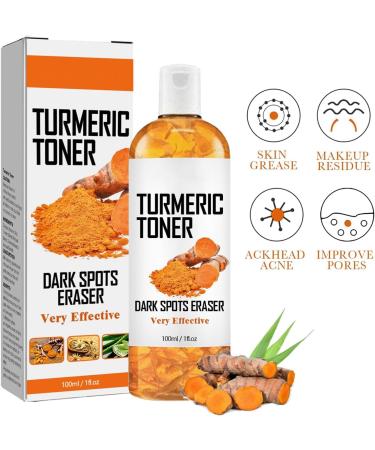 Turmeric Face Toner Dark Spots Skin Toner for Face Turmeric Hydrating Face Toner for Dry Skin Turmeric Oil Toner Serum Reduce Dark Spots & Acne Toner Moisturiser Day & Night Use 150 ml - Buy Online on GoSupps.com