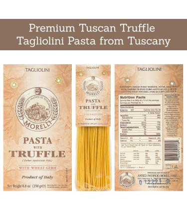 Buy MORELLI Linguine with Truffle | 4x250g | Gourmet Italian Pasta | 1 kg International Shipping - Buy Online on GoSupps.com