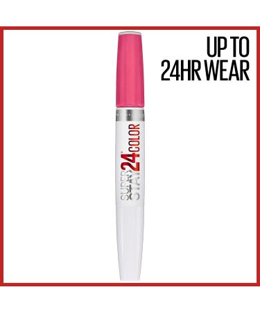 Maybelline Super Stay 24 2-Step Liquid Lipstick - Neon Pink, Long Lasting Formula - Buy Online on GoSupps.com
