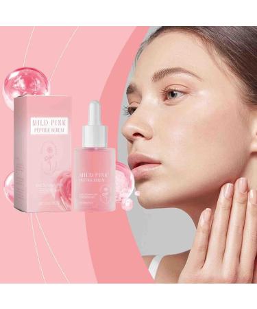 Rose Pink Peptide Serum Pink Glow Serum Peptide Whitening Serum Niacinadmie Serum Hydrating & Moisturizing & Firming Uneven Skin Tone Pore Care Korean Skincare (1) - Buy Online on GoSupps.com