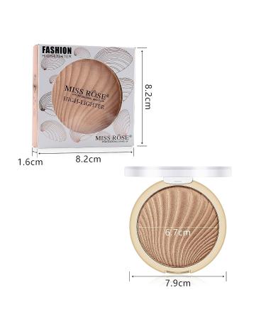 SUMEITANG Waterproof Shimmer Highlighter Palette - Long Lasting Natural Sparkle Makeup for All Skin Tones (09) - Buy Online on GoSupps.com