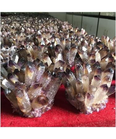 Natural Crystal Cluster Brown and Purple Specimen Purple Quartz ReikiStone Ra Crystal Home Decor Crystal Cluster (Size : 400-500g) - Buy Online on GoSupps.com