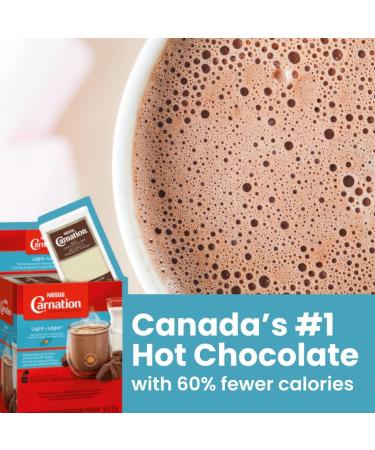 CARNATION Hot Chocolate Hot Cocoa Light Sachets 6 Boxes 50x13g (300 Count) - Buy Online on GoSupps.com