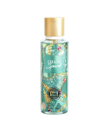 Hybrid & Company Women Chain Spark Body Fragrance Mist Brume Parfumee 250Ml Chain Spark 8.4 Fl Oz (Pack of 1)