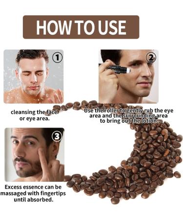 Brightening Energetic Eye Roller 10 Ml Energetic Under Eye Roller Prevents Skin Aging 3 Pieces Firming for Salon for Men - Buy Online on GoSupps.com