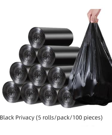 Household Thick Dotted Vest Garbage Bag Kitchen Disposable Portable Garbage Bag Large Black Plastic Bag Thevestisblack - Buy Online on GoSupps.com