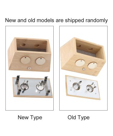 Bamboo Moxa Moxibustion Box - 2 Holes Moxa Roller Stick Holder | Moxibustion Tool for Effective Therapy - Buy Online on GoSupps.com