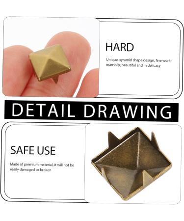 VILLFUL 80pcs Claws Studs for Clothing Small Pyramid Studs Multi-Function Clothing Studs Earrings Vintage - Buy Online on GoSupps.com