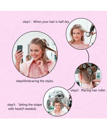 UoQo Hair Rollers for Long Hair - 32 pc Salon Curlers Set with Clips, Comb, and Storage Bag - Buy Online on GoSupps.com