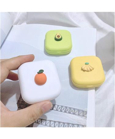 Buy SRFGHJS Mini Acrylic Contact Lens Container - Avocado Fruit Design Travel Holder with Mirror | 1PC Perfect for International Shipping - Buy Online on GoSupps.com
