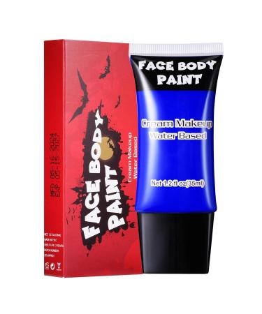 Buy Blue Face Paint | Professional Face Painting Kit | Water-Based SFX Makeup for Halloween Cosplay & More - Buy Online on GoSupps.com