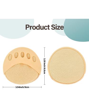 2 Pair Honeycomb Forefoot Pads - Metatarsal & Ball of Foot Cushions for Pain Relief | Non-Slip & Reusable | Sweat Prevention | Women Men Unisex | Various Shoe Types - Buy Online on GoSupps.com