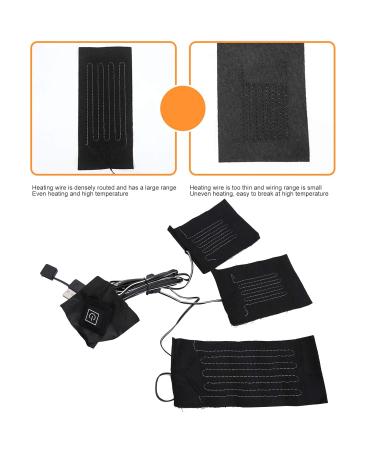 Sonew 8-in-1 USB Electric Heating Pad - Adjustable 3 Gears Waterproof Washable Cloth Heater for Heated Vest | International Shipping Available - Buy Online on GoSupps.com