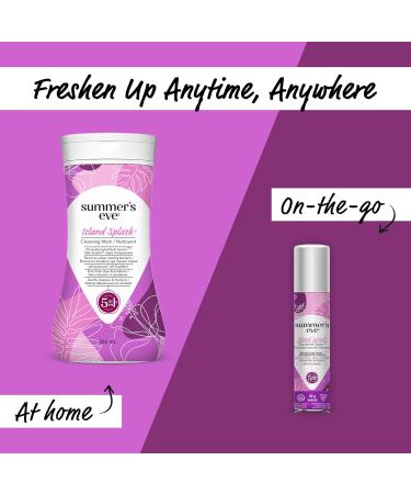 Summer's Eve Deodorant Spray Island Splash Scent 63 g (Pack of 1) - Buy Online on GoSupps.com