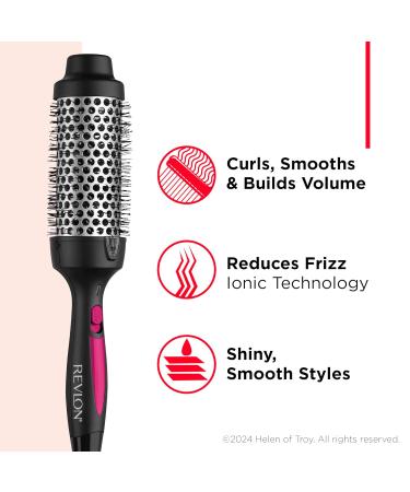 REVLON Perfect Match Hot Styler - Reduce Frizz Boost Shine & Create Curls | Volume Boosting Hot Brush for Effortless Blowout Style - Buy Online on GoSupps.com