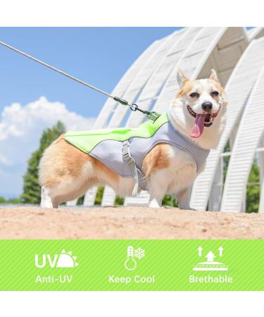Kuoser Cool Vest for Dogs | Breathable & Reflective Cooling Coat for Small & Medium Dogs | Perfect for Hot Summer Days & Outdoor Activities - Buy Online on GoSupps.com