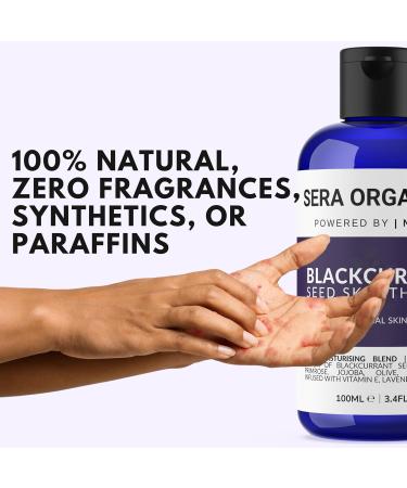 Blackcurrant Seed Oil Blend For Eczema & Psoriasis Relief Moisturising Treatment Nourishes Skin - Sensitive Skin (100ml) By Sera Organics - Buy Online on GoSupps.com