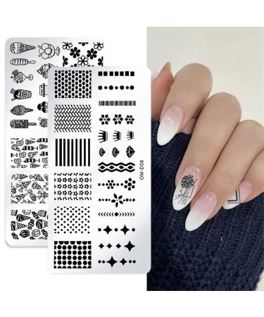 XPEX Nail Stamp Set - Creative Nail Art Stamping Plates for Valentine's Day | Nail Stencil & Template for Stunning Designs - Buy Online on GoSupps.com