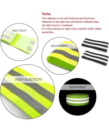 NVTRSD Reflective Bands for Safety | 4-Piece Reflector Straps for Cycling Jogging Hiking & Motorcycling | Must-Have Outdoor Gear - Buy Online on GoSupps.com