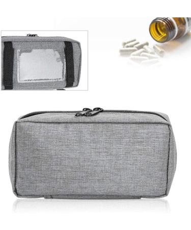 Insulin Cooler Protector Bag - Gray Optional Medicine Cooling Pouch for Travel, Office & Outdoor Sports - Inhaler Case for Elderly & Kids - Keeps Medicine Cool (Grey) - Buy Online on GoSupps.com