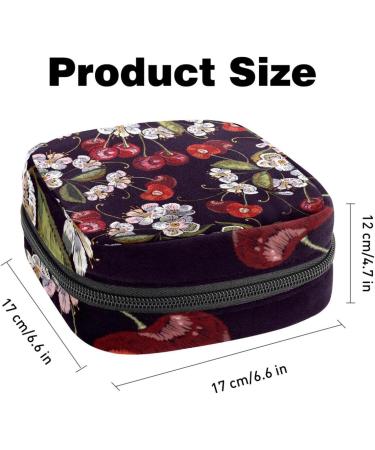 Muoooum Women's Menstrual Artery Zipper Bag - Embroidered Cherry Blossom Tampon Collection Bag for Girls - Color 7 - Buy Online on GoSupps.com