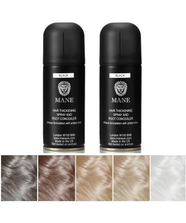 MANE Hair Thickening Spray Travel Size 100 ml Duo Pack (Light Brown) - Buy Online on GoSupps.com