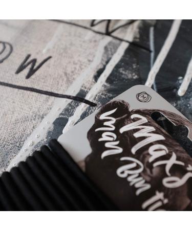 No Damage Soft Hair Elastics - Metal-Free, 12 Pack 4mm Strong Man Bun Ties - Supports 7-8 Pounds of Hair - Buy Online on GoSupps.com