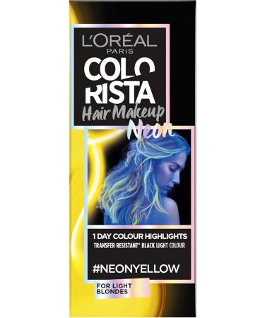 L'Or al Colorista Hair Makeup Temporary Hair Color Light Blonde Neon Yellow 30 ml - Buy Online on GoSupps.com