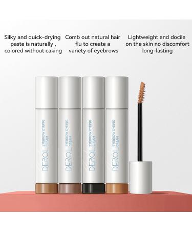 Tinted Brow Gel Brow Wax Vegan Waterproof Brow Wax (Dark Night) - Buy Online on GoSupps.com